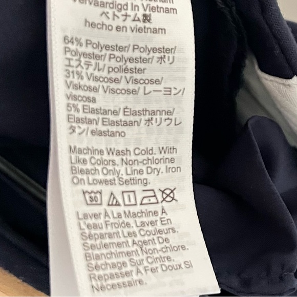 J. Crew Womens Size 4P Natalia pant in four-season stretch Navy Office Career - Picture 5 of 6